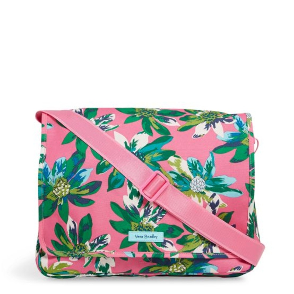 Vera Bradley Messenger Bag, Tropical paradise NWT